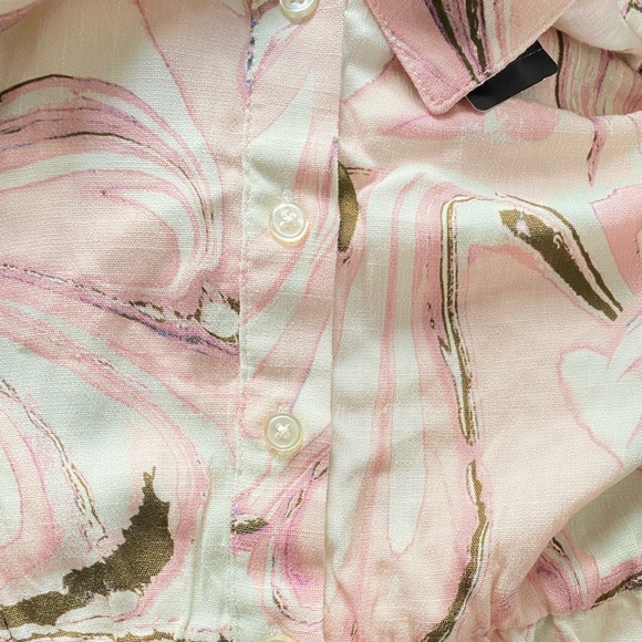 Torrid Mini Rayon Button Down Shirt Dress - Picture 4 of 5